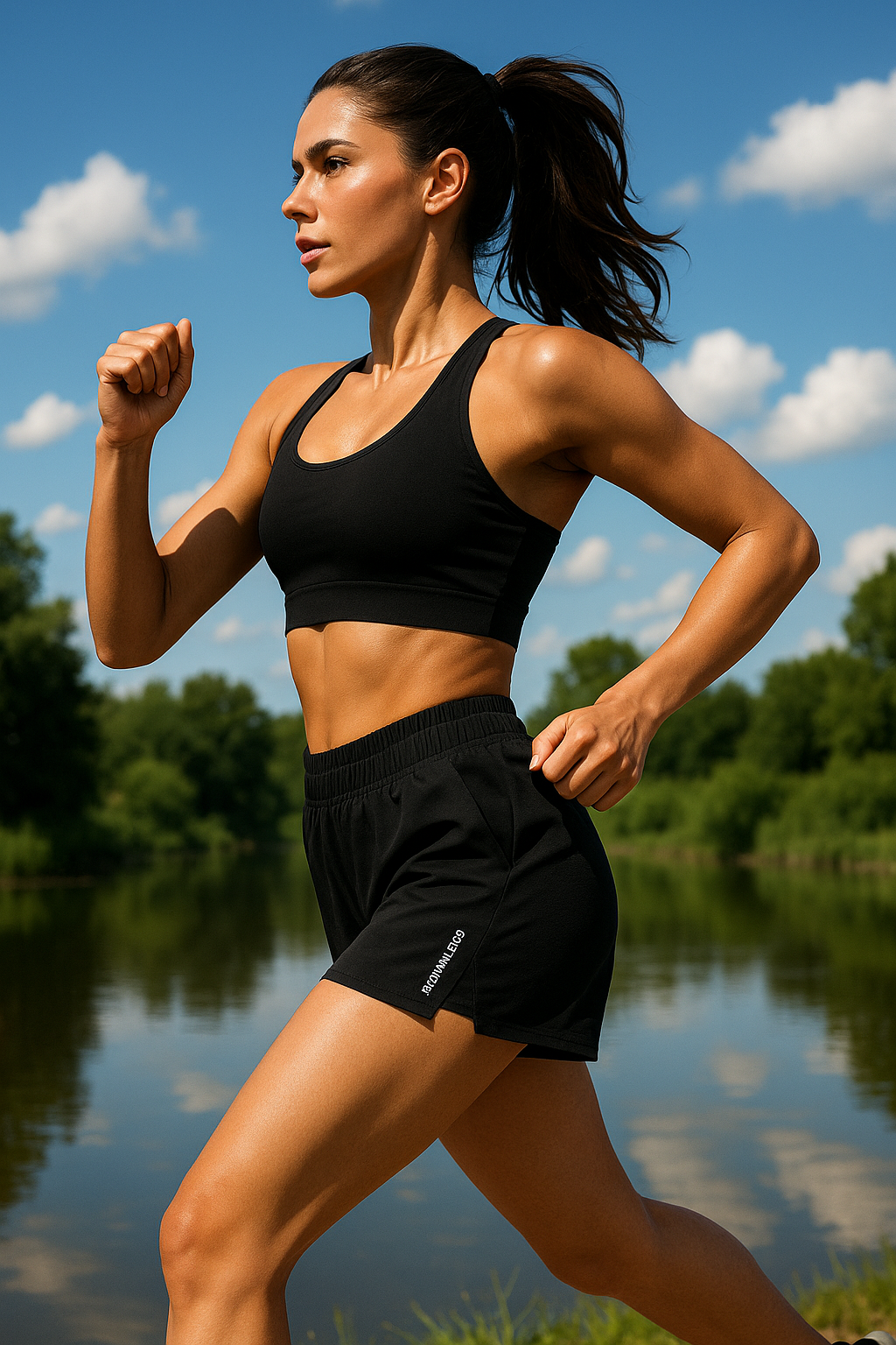 Women's Running Shorts - Black