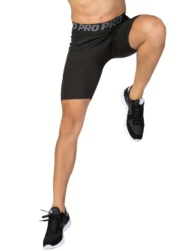 Men's Compression Shorts - Black