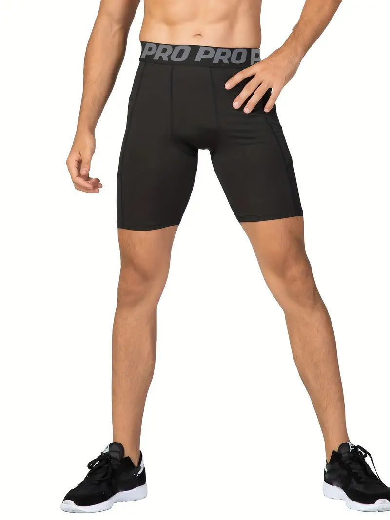 Men's Compression Shorts - Black